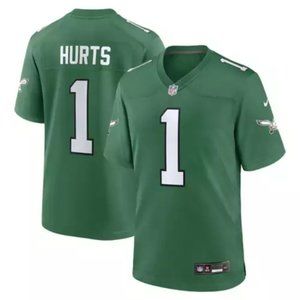 (NEW/NEVER WORN) Nike Philadelphia Eagles Jalen Hurts #1 Alternate Game Jersey2X